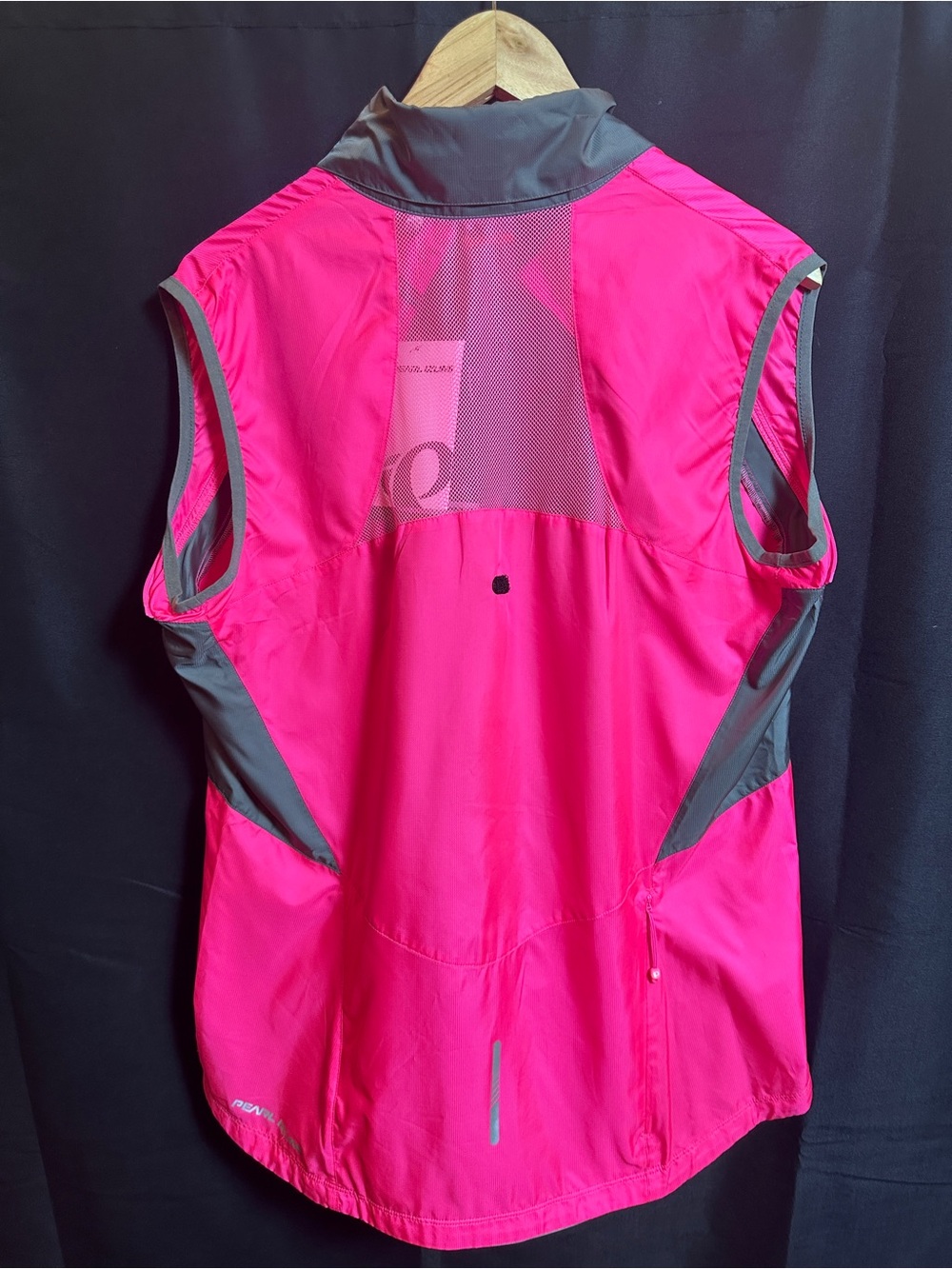 Pearl Izumi Elite Convertible Cycling Jacket Vest woman’s XL Neon Pink Wind - Picture 8 of 11